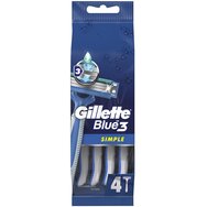 Gillette Blue3 Simple Disposable Razors 4 бр