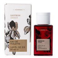 Korres Saffron Amber Eau De Toilette Дамски парфюм със сладки, топли нотки, които подчертават женствеността 50ml Korres Saffron Amber Eau De Toilette Дамски парфюм със сладки, топли нотки, които подчертават женствеността 50ml