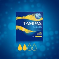 Tampax Compak Regular 16 Парчета Tampax Compak Regular 16 Парчета