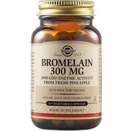 Solgar Bromelain 300mg, 60veg.caps - Бромелаин Ананас ензим хранителна добавка за подпомагане на храносмилането с противовъзпалителни свойства, допринасящи за доброто здраве на ставите Solgar Bromelain 300mg, 60veg.caps - Бромелаин Ананас ензим хранителна добавка за подпомагане на храносмилането с противовъзпалителни свойства, допринасящи за доброто здраве на ставите