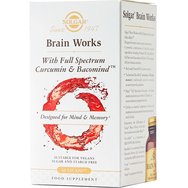 Solgar Brain Works Full Spectrum Curcumin & Bacomind 60 Licaps