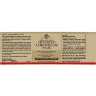 Solgar Advanced Acidophilus Plus 60veg.caps Solgar Advanced Acidophilus Plus 60veg.caps