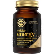 Solgar Cellular Energy 14veg.caps - Хранителна добавка с Niagen, витамини B и C, за подпомагане на нормалния клетъчен метаболизъм и производството на енергия, допринасяща за намаляване на умората и отпадналостта с антиоксидантна защита.