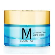 M Cosmetics 24h Face Cream Light Texture 24 часа Крем за лице с лека текстура с цялостно действие против бръчки и стягане 50мл