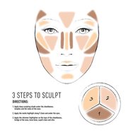 NYX Professional Makeup 3 Steps to Sculpt Face Sculpting Palette 5gr - Fair