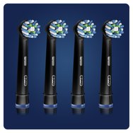 Oral-B Cross Action Black Резервни глави за електрическа четка за зъби 4 бр