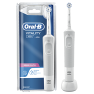 Oral-B Vitality 100 Sensi Ultra Thin Електрическа четка за зъби за чувствителни зъби и венци с вграден 2-минутен таймер​​​​​​​