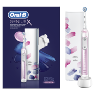 Oral-B GeniusX 10000 Special Edition Blush Pink Електрическа четка за зъби, функция за разпознаване на четка с изкуствен интелек