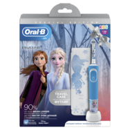 Oral-B Vitality Kids Frozen 3+ Years, Детска електрическа четка за зъби и подарък Exclusive Travel Case Oral-B Vitality Kids Frozen 3+ Years, Детска електрическа четка за зъби и подарък Exclusive Travel Case