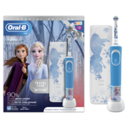 Oral-B Vitality Kids Frozen 3+ Years, Детска електрическа четка за зъби и подарък Exclusive Travel Case Oral-B Vitality Kids Frozen 3+ Years, Детска електрическа четка за зъби и подарък Exclusive Travel Case