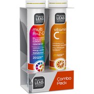 Pharmalead Promo Multi A to Z & Q10 20 Effer.tabs & Vitamin C 1000mg портокал 20 Effer.tabs - Хранителна добавка с подсилена мултиформула за енергия, тонус, благополучие & укрепване на имунната система