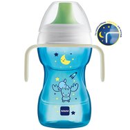 Mam Fun to Drink Cup Night 8m+, 270ml, Код 463 - Син Mam Fun to Drink Cup Night 8m+, 270ml, Код 463 - Син
