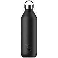 Chilly's Series 2 Bottle 1Lt - Abyss Black - Термос от неръждаема стомана за топли и студени напитки Chilly's Series 2 Bottle 1Lt - Abyss Black - Термос от неръждаема стомана за топли и студени напитки