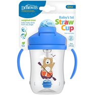 Dr Brown\'s Baby\'s First Straw Cup 6m+, 270ml, Код TC91012 - Син