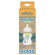 Dr. Brown\'s Anti-Colic Options+ Wide Neck Glass Bottle Код WB51700, 150ml