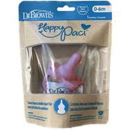 Dr. Brown's Happy Paci Иновативна изцяло силиконова залъгалка за зъби 0m+ месеца PS11007 - розова Dr. Brown's Happy Paci Иновативна изцяло силиконова залъгалка за зъби 0m+ месеца PS11007 - розова