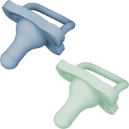 Dr.Brown\'s Happy Paci Silicone Soother 0-6m 2 бр - Зелено / Синьо Dr.Brown\'s Happy Paci Silicone Soother 0-6m 2 бр - Зелено / Синьо