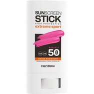 Frezyderm Sun Screen Extreme Sport Spf50 Stick Слънцезащитен стик за лице с висока защита, идеален за outdoor спортове с цветен оттенък за прецизно нанасяне 20ml - Magenta