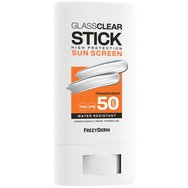 Frezyderm Sun Screen Glassclear Spf50 Stick Прозрачен слънцезащитен стик за лице с висока защита & лека текстура 20ml
