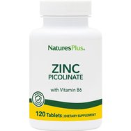 Natures Plus Zinc Picolinate with Vitamin B6 120tabs