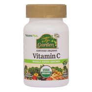Natures Plus Source Of Life Garden Organic Vitamin C Хранителна добавка с витамин C 60 Vcaps