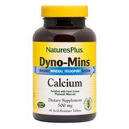 Natures Plus Dyno-Mins Calcium 500mg Хранителна добавка за постигане на идеална костна плътност 90tabs Natures Plus Dyno-Mins Calcium 500mg Хранителна добавка за постигане на идеална костна плътност 90tabs