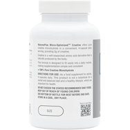 Natures Plus Creatine Micro-Optimized Хранителна добавка с креатин монохидрат с високо качество & чистота за подпомагане на мускулната сила & издръжливост, енергия & умствена яснота 120caps