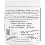 Natures Plus Creatine Micro-Optimized Хранителна добавка с висококачествен & чист креатин монохидрат за повишаване на мускулната сила & издръжливост, енергия & умствена яснота без вкус 330g Natures Plus Creatine Micro-Optimized Хранителна добавка с висококачествен & чист креатин монохидрат за повишаване на мускулната сила & издръжливост, енергия & умствена яснота без вкус 330g