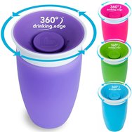 Munchkin Sippy Cup Miracle 360° 12m+, 296ml - Лилаво