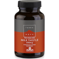 Terranova Milk Thistle 500mg Пресен бодил за ефективно действие при детоксикация на черния дроб 50caps Terranova Milk Thistle 500mg Пресен бодил за ефективно действие при детоксикация на черния дроб 50caps