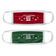 Work Safety PNOH Детски многофункционални коледни маски от плат от 6-12 години 2 броя Work Safety PNOH Детски многофункционални коледни маски от плат от 6-12 години 2 броя