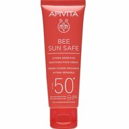 Apivita Bee Sun Safe Hydra Sensitive Soothing Face Cream Spf50+ Light Texture 50ml