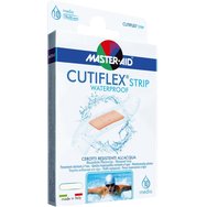 Master Aid Cutiflex Med Waterproof Strips 78x20mm Medium 10 бр - Залепващи подложки Водоустойчиви Master Aid Cutiflex Med Waterproof Strips 78x20mm Medium 10 бр - Залепващи подложки Водоустойчиви