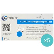 Clongene КомплектLungene Covid-19 Antigen Rapid Test 5 бр