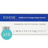 Σετ Egens Covid-19 Antigen Rapid Test Kit 10 бр