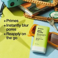 Dr.Jart+ Every Sun Day Spf50+ Ultra-Sheer Priming Sunscreen Stick Хидратиращ слънцезащитен стик за лице с много висока защита с хиалуронова киселина, намалява видимостта на порите & осигурява матов, немазен & невидим финиш 19g