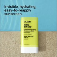 Dr.Jart+ Every Sun Day Spf50+ Ultra-Sheer Priming Sunscreen Stick Хидратиращ слънцезащитен стик за лице с много висока защита с хиалуронова киселина, намалява видимостта на порите & осигурява матов, немазен & невидим финиш 19g