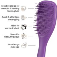 Tangle Teezer The Mini Ultimate Detangler Hairbrush Мини четка за коса за разплитане без чупене и лесна за носене, 1 брой - Mini Fresh Purple Tangle Teezer The Mini Ultimate Detangler Hairbrush Мини четка за коса за разплитане без чупене и лесна за носене, 1 брой - Mini Fresh Purple