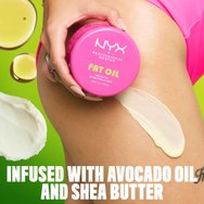 Nyx Professional Makeup Fat Oil Clear Body Butter Хидратиращо масло за тяло за блясък с аромат на сладка ванилия & бита сметана 145ml - Suga Baddie