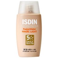 Isdin Fotoprotector 5 Daily Protection Fusion Water Magic Light Spf50 слънцезащитен крем за лице с висока защита, с изключително лека текстура и цвят, който изравнява тена на кожата 50ml