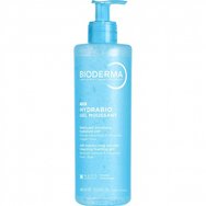 Bioderma Hydrabio 24H Moisturising Micellar Cleansing Foaming Gel Moussant 400ml - Мицеларен почистващ гел с пяна за лице и очи с 24-часово хидратиращо действие, с помпа
