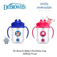 Dr Brown\'s Baby\'s First Straw Cup 6m+, 270ml, Код TC91011 - Розов