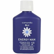 Camomilla Blu Energy Man Intimate Wash 50ml - Нежен мъжки почистващ лосион за чувствителна зона с екстракт от женшен Camomilla Blu Energy Man Intimate Wash 50ml - Нежен мъжки почистващ лосион за чувствителна зона с екстракт от женшен