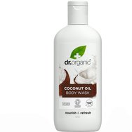 Dr Organic Promo Virgin Coconut Oil Body Wash 250ml & Deodorant 50ml & Εxtra Whitening Charcoal Toothpaste 1000ppm 100ml & Подарък торбичка