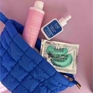 Aloe Colors Promo Skincare Bag Moisture With Hyaluronic Acid Moisture Drops Serum 50ml & Milky Cloud Toner 200ml & Eye Patces Set 1 бр & Подарък торбичка 1 бр