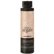 Macrovita Olive & Argan Hair Conditioner 200ml - Хидратиращ балсам за коса за укрепване & ревитализация за блестящ вид