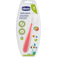 Chicco Soft Silicone Spoon 6m+ Сьомга 1 бр