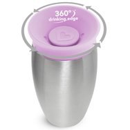 Munchkin Miracle 360 Stainless Steel Cup 12m+, 296ml - Лила