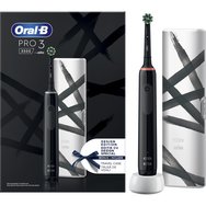 Oral-B PRO 3 3500 Black Edition 360° Gum Pressure Control Electric Toothbrush 1 Част и подарък Кутия за пътуване 1 Piecer