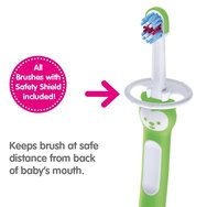 Mam Learn to Brush Set Soft Toothbrush 5m+ Светлорозови 2 бр., Код 608G